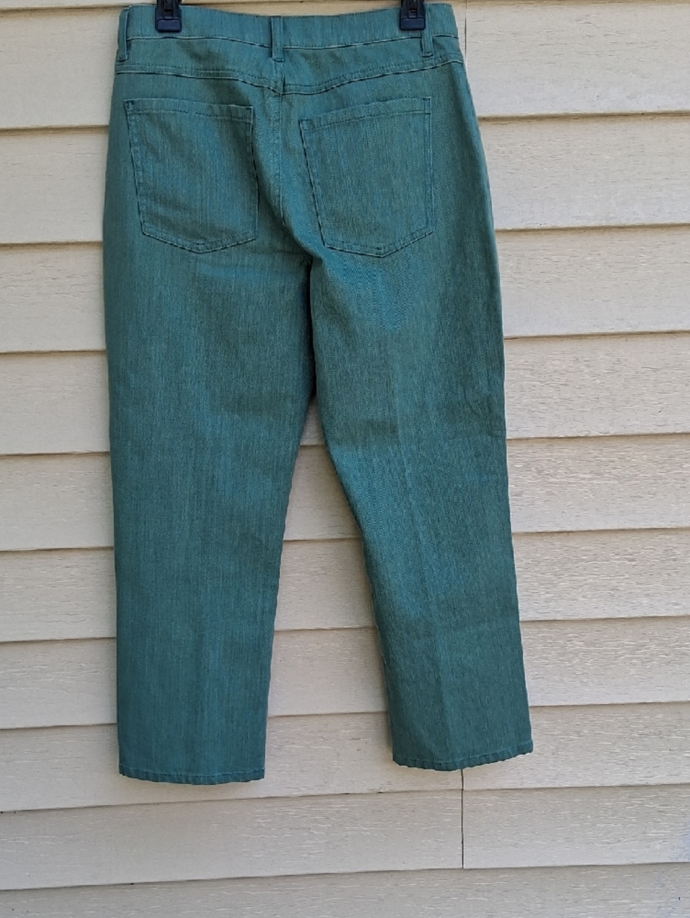 CAbi Teal-Green Straight-Leg Jeans - Picture 8 of 16